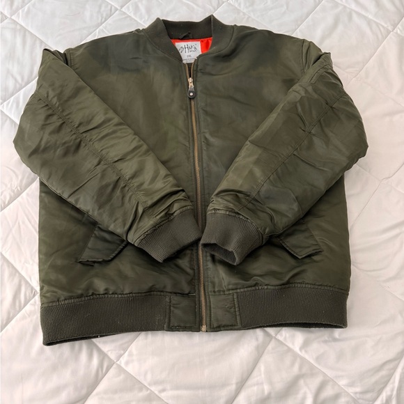 Shaka Wear Other - Olive Green Bomber Jacket